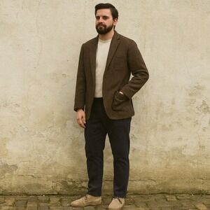 Freemans Sporting Club Mens 36 Black Chino USA Made Preppy‎ Minimalist